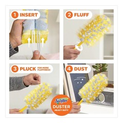 Swiffer 21620CT 360 Dusters Refill Dust Lock Fiber – Yellow (4/Carton) New