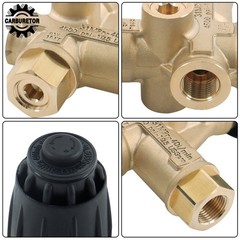 3/8″ FNPT Brass Unloader Valve AR 4350 PSI Pressure Washer Pump VRT3-310 8GPM