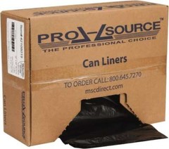 PRO-SOURCE 60 Gal 1.1 mil Heavy-Duty Trash Bag 38″ Wide x 58″ High, Hexene Re…