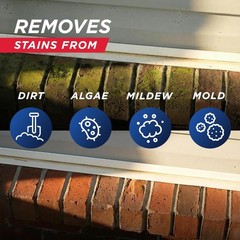 30 SECONDS Outdoor Cleaner for Mold, Mildew, and More, 1 Gallon Concentrate