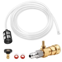 PWACCS Downstream Injector for Pressure Washer, Power Washer 4 Gallon, Brass
