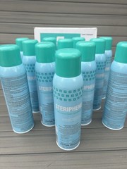 12-15oz Spartan Steriphene II Spring Breeze Disinfectant Deodorant Aerosol Spray