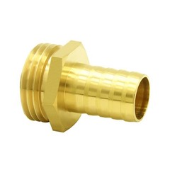 Hooshing 2PCS Garden Hose Male Adapter 5/8″ Barb x 3/4″ GHT