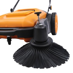 41” Walk-Behind Sweeper Street Floor Road Sweeping Floor Cleaner Hand Push