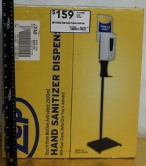 Zep TFHSU-1- 2500PL Touch-Free Motion Hand Dispenser 84.54-oz with Stand. 46M