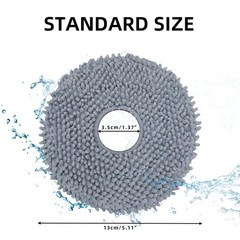 8 Pack Mop Pads for Roborock QV 35A/Qrevo S/Q Revo/Qrevo Qrevo S Pad