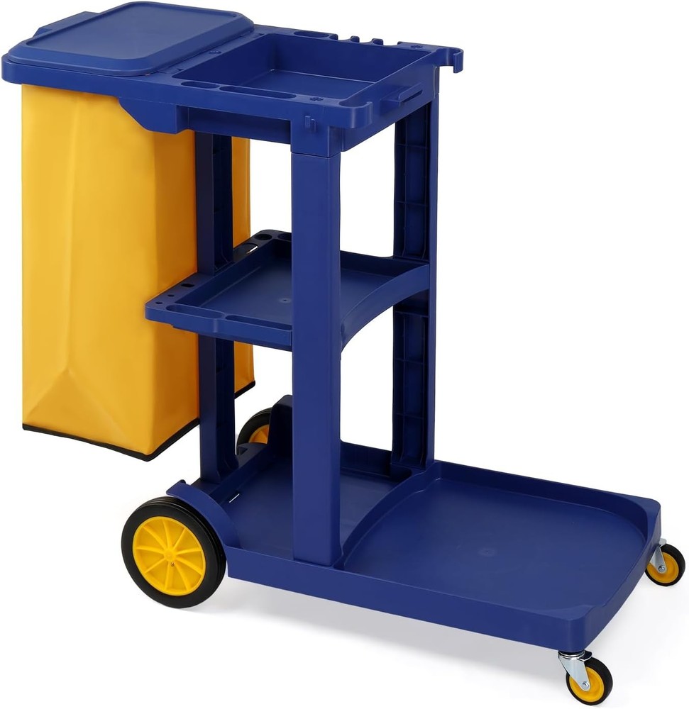 Heavy Duty Storage Cart with 500 Lbs Weight Capacity for Industrial & Commercial