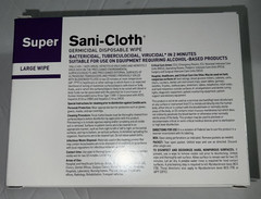 1 BOX PDI Super Sani-Cloth Large Disinfecting Wipes 5″ x 8″ (H04082) 50 Wipes