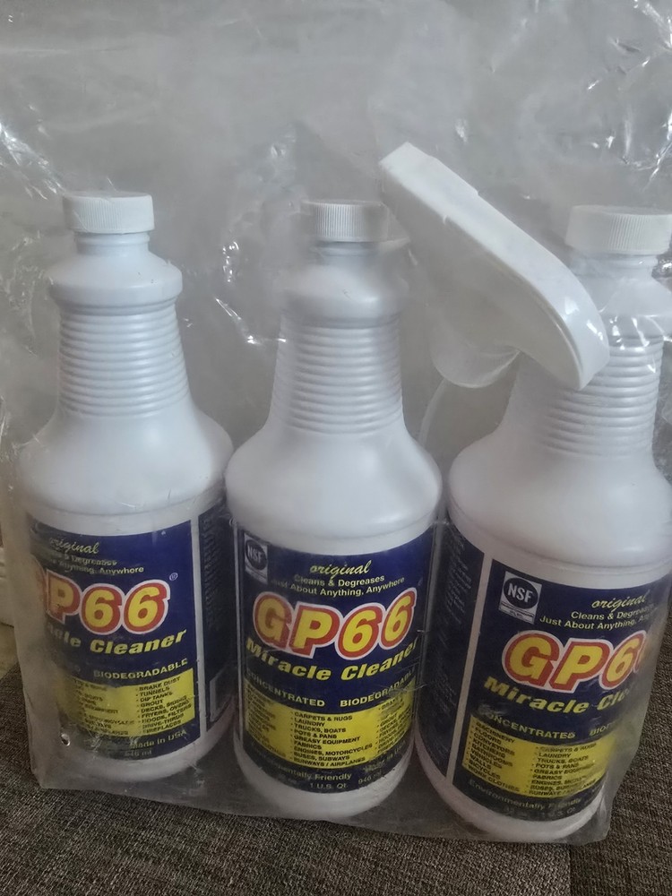 3 Pack Gp 66 All purpose Biodegradable Cleaner Miracle Cleaner