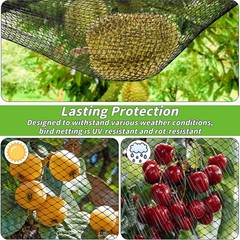 Garden Mesh Netting 20×30 FT Heavy Duty Garden Bird Net Mesh Pest Barrier