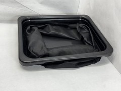 Square Plastic Utility Bin Collapsible Fabric Liner 16″ x14″ Storage Cleaning