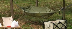 Camping Hammock with Mosquito Net, Lightweight Portable Double & Single Hammock