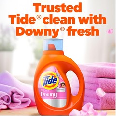 Tide Plus Boost of Ultra Downy Liquid Laundry Detergent, 92 Fl Oz (Pack 1)