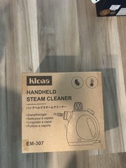 Klona EM-307 Handheld Steam Cleaner w/ Hose, Attachments & User Manual