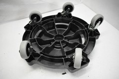 Lavex Janitorial Trash Can Dolly 274TCDOLLY Black Heavy Duty Rolling USA Made