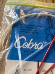 MS-226 Solvent Spray Brush Cobra Extension Hose & Nozzle Remote Applications #I
