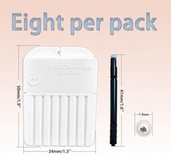 Waxguards 3.0 NanoCare 10993649 Filters for Signia/Rexton and Connexx White