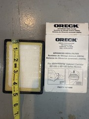 NEW Oreck HF1000 Filter, HEPA Buster B BB1000/BB1100 Series Exhaust , White OEM