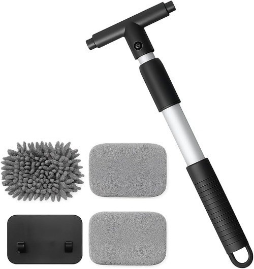 Car Windshield Cleaning Tool, Vehicle Window Cleaner with 3 Size: Rectangular