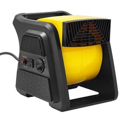 600CFM 300° Adjustable Air Mover, High Velocity Floor Blower for Drying Cooling