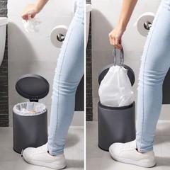 Plasticplace Custom Fit Trash Bags, Compatible 1 Count (Pack of 100), White