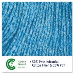 Boardwalk 503BLEA 5 in. Super Loop Cotton Wet Mop Head – Large, Blue New