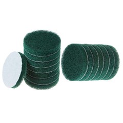15 Pack Drill Power Brush 4″ Tile Scrubber Scouring Pad, 180-240 Grit