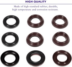 9pcs General Pump K69 Packing Kit 20mm, Repair Kit fits GP K69 Interpump TS2021