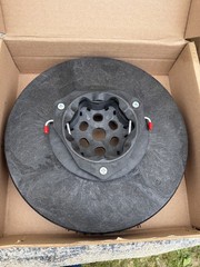Tennant 13in 46 Grit Disc Scrub/Strip Brush w/ Plate MPN 3211593 1220217