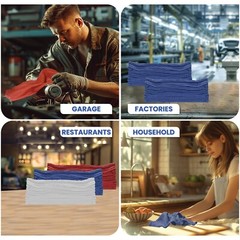 2000 New Industrial A-Grade Shop Rags Cleaning Towels White-Multipurpose Cloth