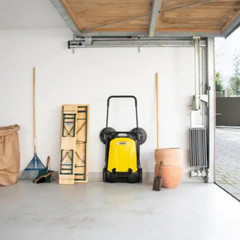 5.25 Gallon S 4 Twin Push Sweeper Lawn Walk Behind Outdoor Manual Push Durable
