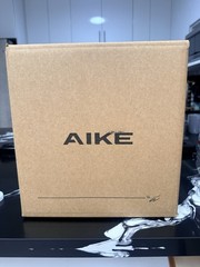 AIKE AK2630 Compact Hand Dryer 1400W – 110V Silver Air Wiper, 2-Pin Plug