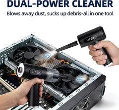 Compressed Air Duster Vacuum Cleaner-100000RPM 4-in-1 -3 Gear Adjustable (New)