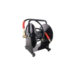 Erie Tools 5000 PSI 3/8″ x 200′ Portable Hose Reel for High Pressure Power Wa…