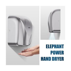 AIKE Elephant Power Commercial Hand Dryer High Speed Auto Warm Wind, Brushed …