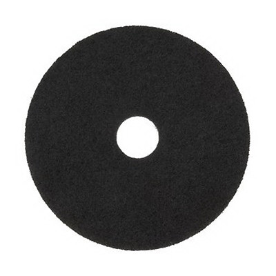 Scotch-Brite Round Floor Stripping Pad Black 17″ diameter x .75″ | 5/Case