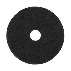 Scotch-Brite Round Floor Stripping Pad Black 17″ diameter x .75″ | 5/Case