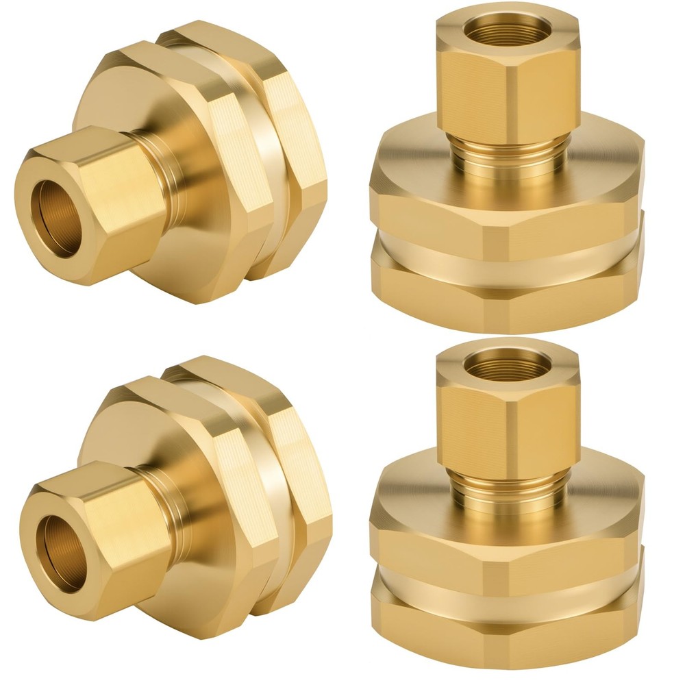 Tsinghwang 4PCS 3/8″ OD Compression x 3/4″ x FHT, as shown