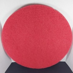 Powr-Flite Floor Pads, 20″ Diameter, Red, 5/Carton Free Shipping