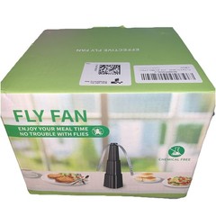 Fly Fans for Tables, Fan Outdoor Indoor Keep Flies Away, Black 4 Pack