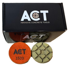 3″ 1500 Grit Resin Diamond Polishing Pads – Concrete (Set-9)