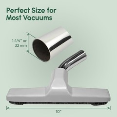 Selgo Floor Brush with Metal Curved 1 ¼ inch (1.25”) (32mm), White –