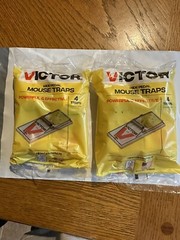 Victor Wide-Pedal Mouse Traps (16Traps) Powerful And Effective High Catch Rate
