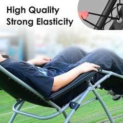 UNEEDE 4 Cords Zero Gravity 98.4 inches (long) x 65 (short), Black