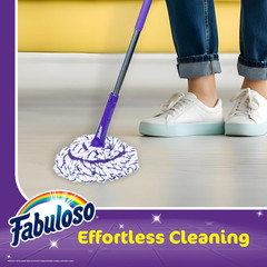 Twist Mop, Self Wringing Floor Mop with Non Scratch Scrubber and Removable Washa