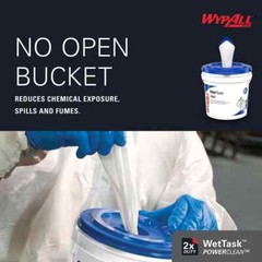 6 Pack WypAll HYDROKNIT 570CT General Purpose Wipes: 12 x 6″ Sheet