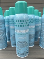 12-15oz Spartan Steriphene II Spring Breeze Disinfectant Deodorant Aerosol Spray