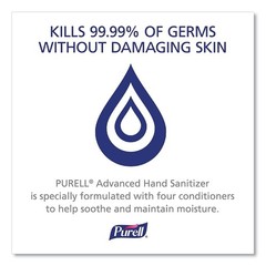 PURELL 501504EA 1.5L Advanced Hand Sanitizer Refreshing Gel New