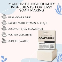 Goats Milk Melt and Pour Soap Base (2lb Blos) –