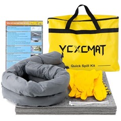 YCXCMAT Universal Spill Kit – Portable Clean Up for 1 Pack